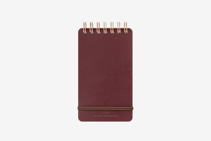Midori Grain Notebook - Memo Red