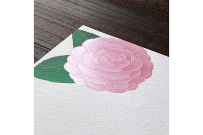 Kami Letter & Envelope Set - Camellia General Flywheel Stationery Tasmania
