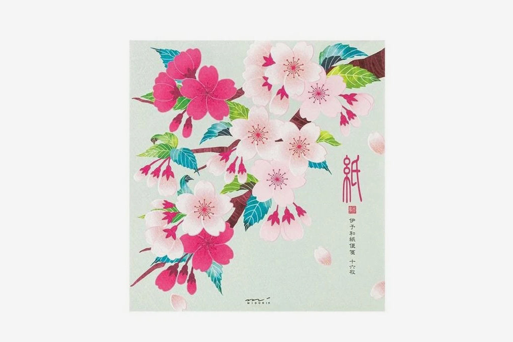 Kami Letter & Envelope Set - Cherry Blossom General Flywheel Stationery Tasmania