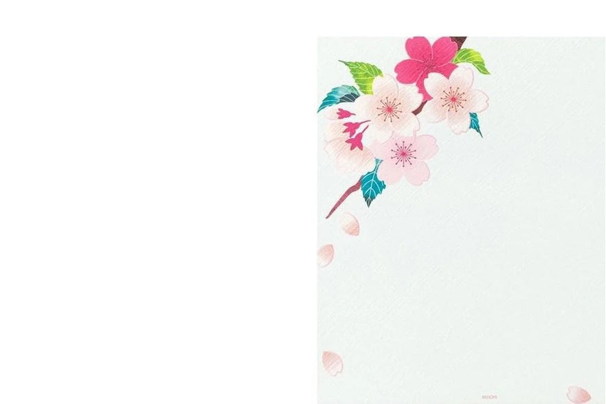 Kami Letter & Envelope Set - Cherry Blossom General Flywheel Stationery Tasmania