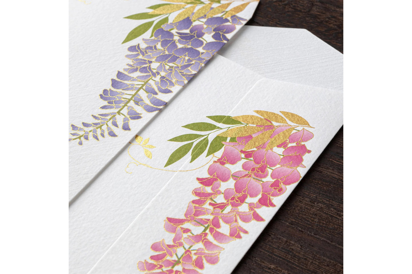 Kami Letter & Envelope Set - Wisteria Silk General Flywheel Stationery Tasmania