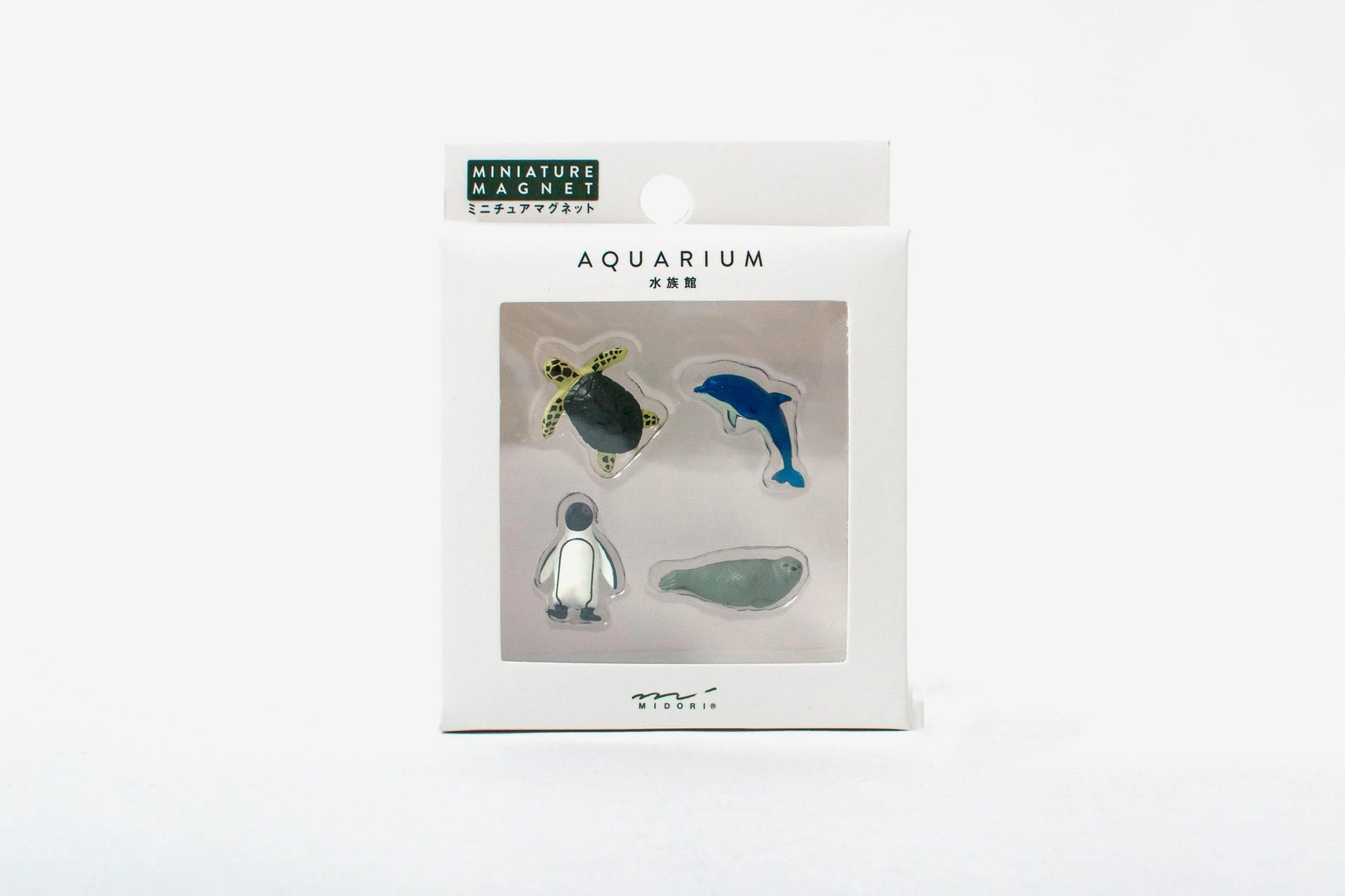 Midori Mini Magnets 4 Piece - Aquarium | Flywheel | Stationery | Tasmania