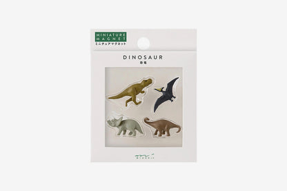 Midori Mini Magnets 4 Piece - Dinosaur | Flywheel | Stationery | Tasmania
