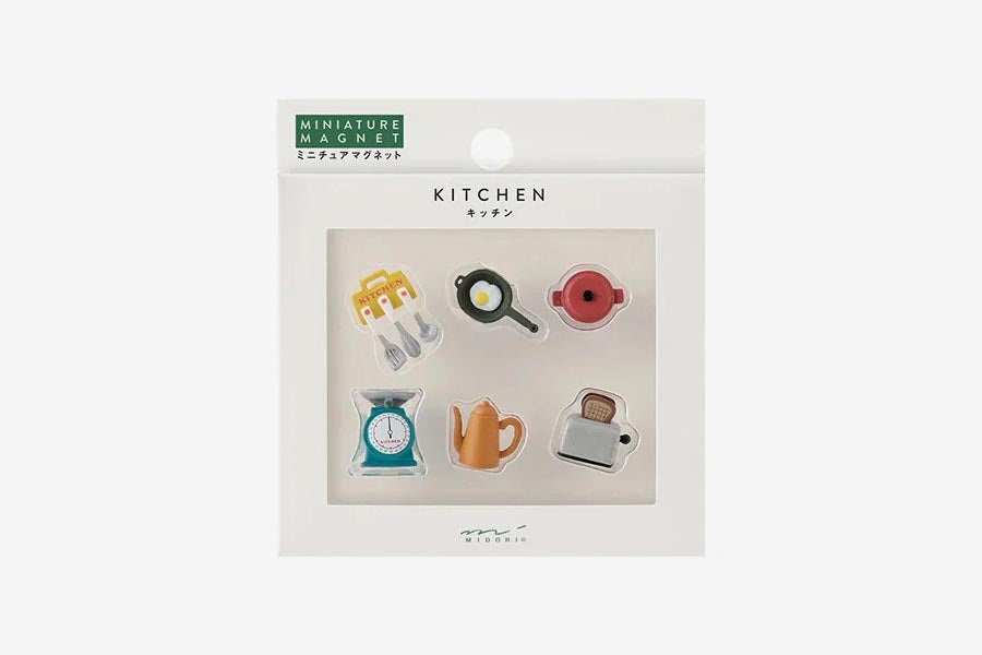 Midori Mini Magnets 6 Piece - Kitchen | Flywheel | Stationery | Tasmania