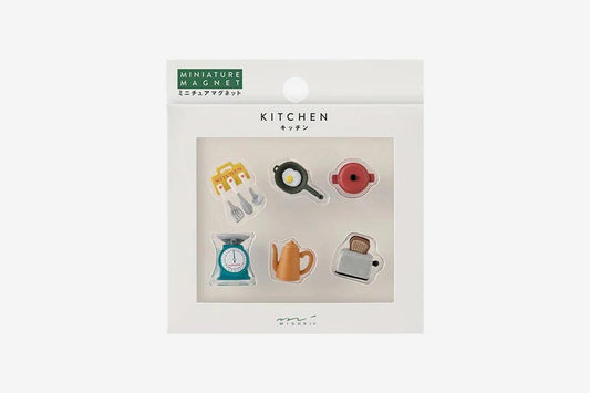 Midori Mini Magnets 6 Piece - Kitchen | Flywheel | Stationery | Tasmania