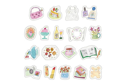 Midori Yuru Log Roll Stickers - Motifs Flywheel Stationery Tasmania