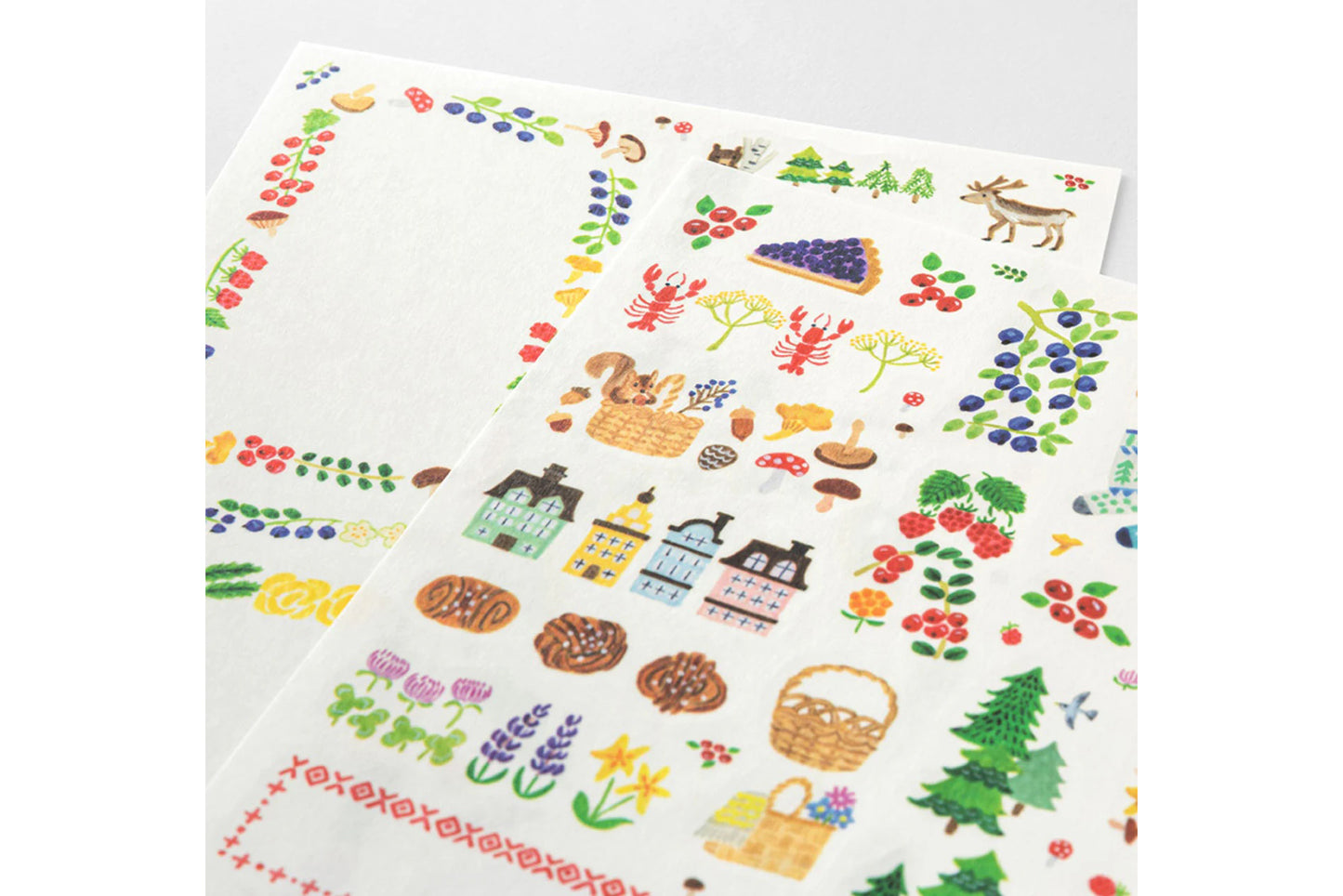 Midori Yuru Log Stickers - Scandi | Flywheel | Stationery | Tasmania