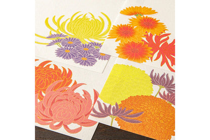 Kami Letter & Envelope Set - Autumn Bouquet | Flywheel | Stationery | Tasmania