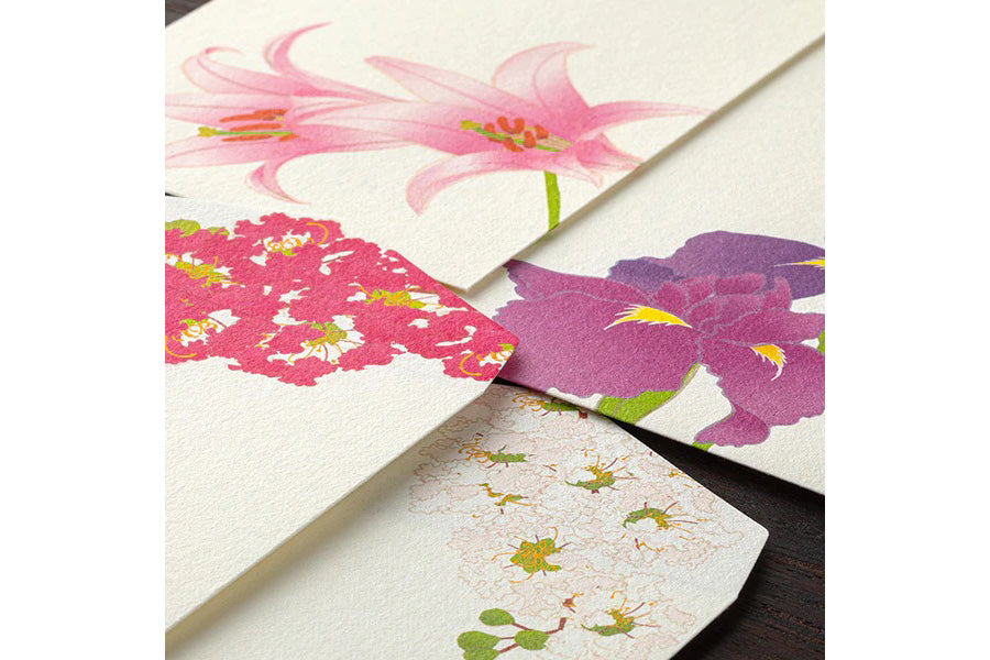 Kami Letter & Envelope Set - Summer Flowers | Flywheel | Stationery | Tasmania