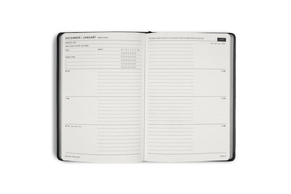 MiGoals 2026 A5 Weekly Diary - Black | Flywheel | Stationery | Tasmania