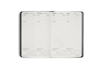 MiGoals 2026 A5 Weekly Diary - Black | Flywheel | Stationery | Tasmania