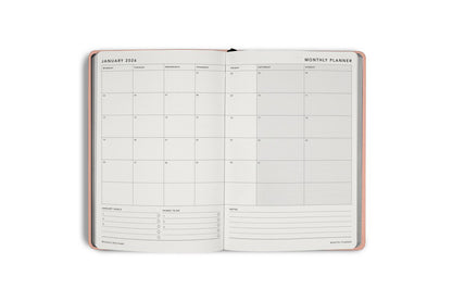 MiGoals 2026 A5 Weekly Diary - Just Peachy | Flywheel | Stationery | Tasmania