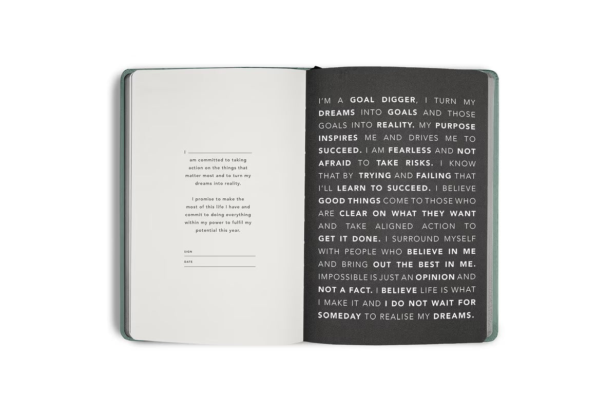 MiGoals 2026 A5 Weekly Diary - Sea Green | Flywheel | Stationery | Tasmania