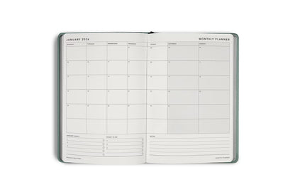 MiGoals 2026 A5 Weekly Diary - Sea Green | Flywheel | Stationery | Tasmania