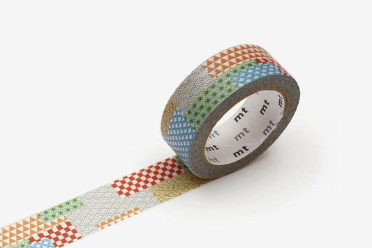 MT Masking Tape - Traditional Japanese Patterns Mix | Flywheel | Stationery | Tasmania