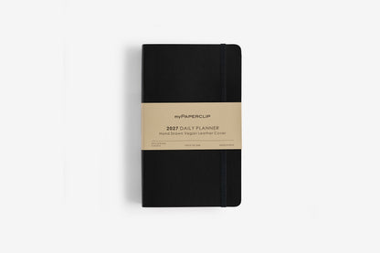 myPAPERCLIP 2027 Planner - Daily Black Diary Flywheel Stationery Tasmania