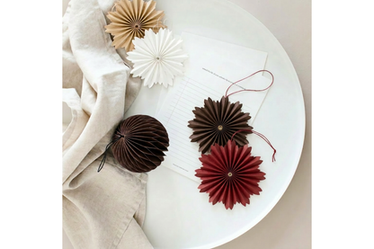 Nordic Rooms Hanging Star Ornament - Classic Red General Flywheel Stationery Tasmania
