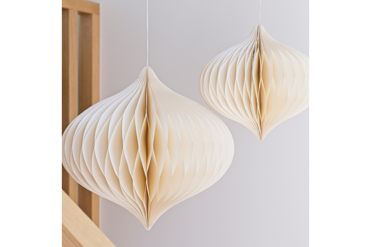 Nordic Rooms Statement Jewel - Off White 30cm Flywheel Stationery Tasmania