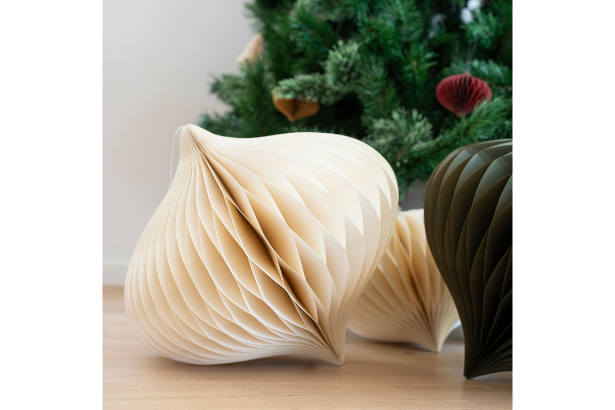 Nordic Rooms Statement Jewel - Off White 30cm Flywheel Stationery Tasmania