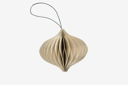 Nordic Rooms Paper Jewel Ornament - Linen | Flywheel | Stationery | Tasmania