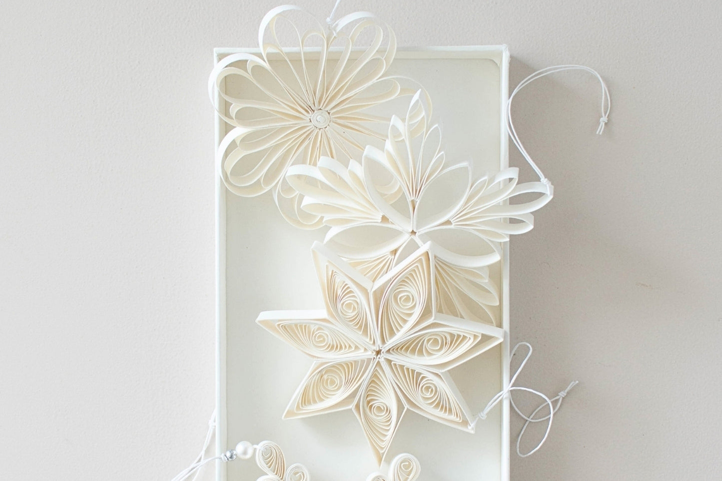Nordic Rooms Quilling Star Trio - Off White | Flywheel | Stationery | Tasmania