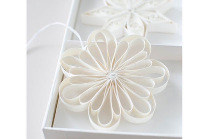Nordic Rooms Quilling Star Trio - Off White | Flywheel | Stationery | Tasmania