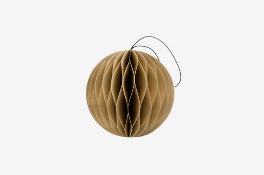 Nordic Rooms Paper Sphere Ornament - Flaxseed | Flywheel | Stationery | Tasmania