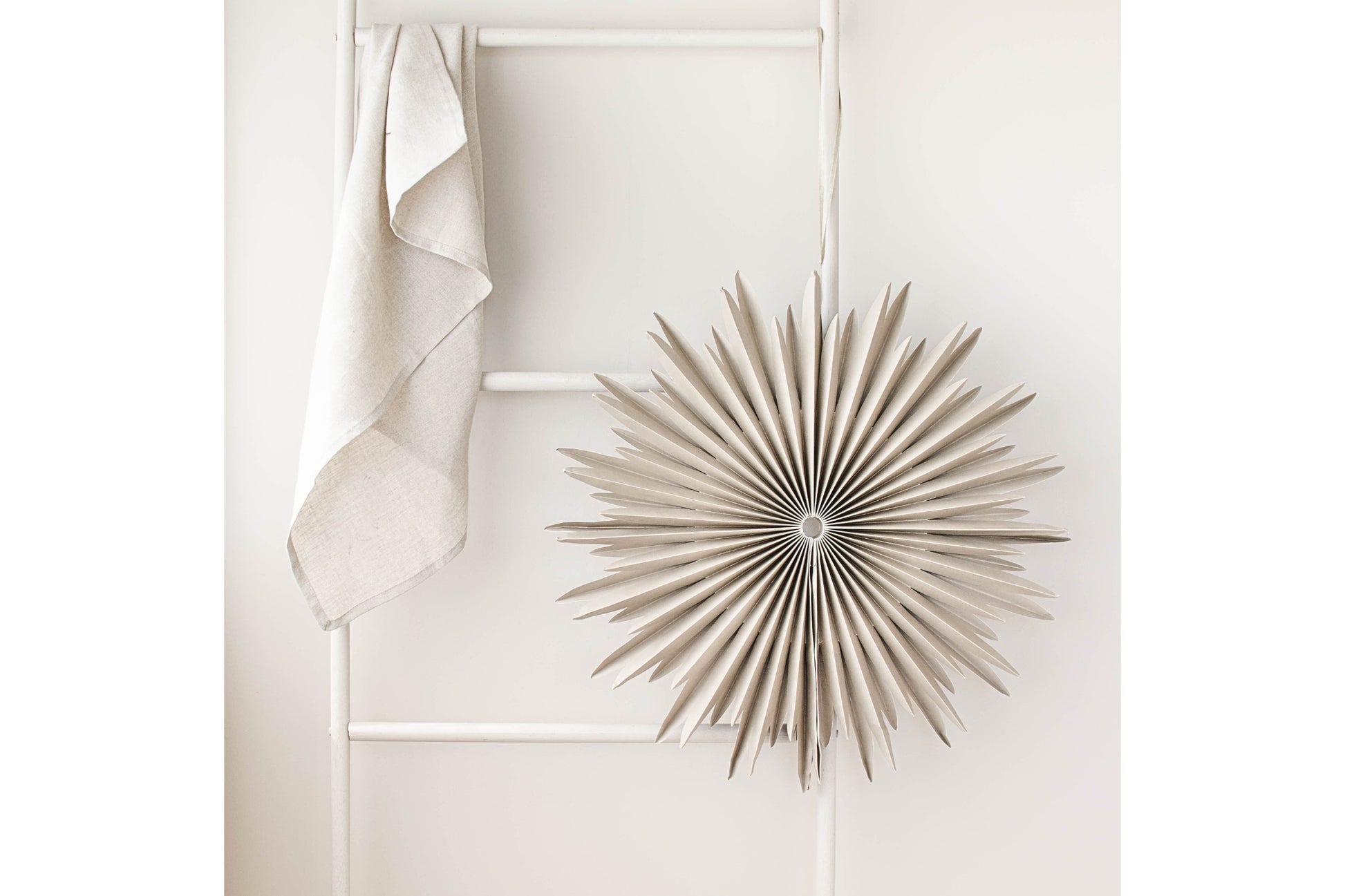 Nordic Rooms Window & Wall Hanging Star Ornament 70cm - Linen | Flywheel | Stationery | Tasmania