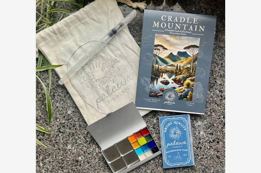 Palawa Pigments Watercolour Paintable Pad - Cradle Mountain | Flywheel | Stationery | Tasmania