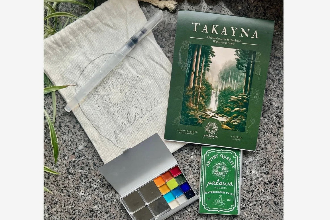 Palawa Pigments Watercolour Paintable Pad - Takayna | Flywheel | Stationery | Tasmania