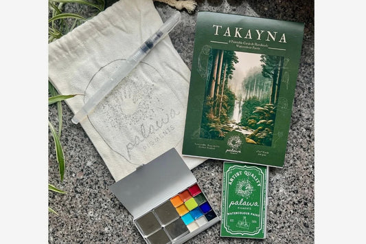 Palawa Pigments Watercolour Paintable Pad - Takayna | Flywheel | Stationery | Tasmania