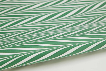 Paper Mirchi Hand Marbled Gift Wrap - Candy Stripes Green Flywheel Stationery Tasmania
