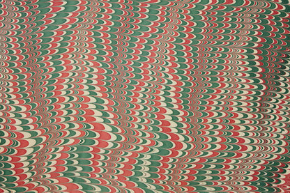 Paper Mirchi Hand Marbled Gift Wrap - Scallops Jolly Flywheel Stationery Tasmania