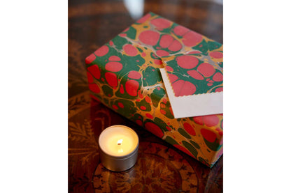 Paper Mirchi Hand Marbled Gift Wrap - Stone Festive Mix Flywheel Stationery Tasmania