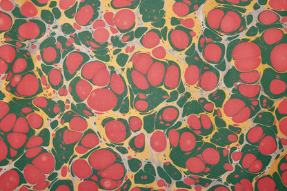 Paper Mirchi Hand Marbled Gift Wrap - Stone Festive Mix Flywheel Stationery Tasmania