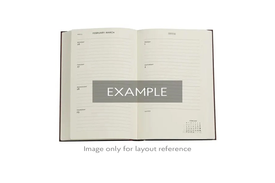 Paperblanks 2026 Maxi Flexi Weekly Diary - Morris Pink Honeysuckle | Flywheel | Stationery | Tasmania