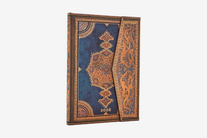 Paperblanks 2026 Midi Weekly Diary - Safavid Indigo | Flywheel | Stationery | Tasmania