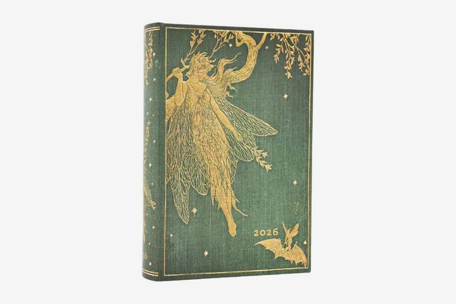 Paperblanks 2026 Mini Daily Diary - Olive Fairy | Flywheel | Stationery | Tasmania