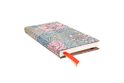 Paperblanks 2026 Slim Weekly Diary - Morris Pink Honeysuckle | Flywheel | Stationery | Tasmania