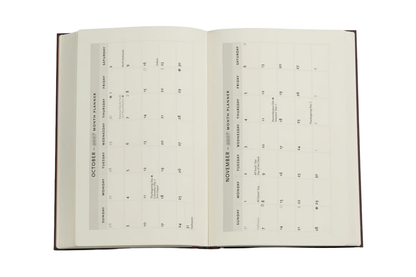 Paperblanks 2027 Maxi Flexi Weekly Planner - Morris Pink Honeysuckle