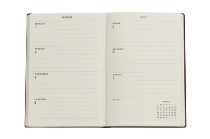 Paperblanks 2027 Mini Flexi Weekly Planner - Mimosa