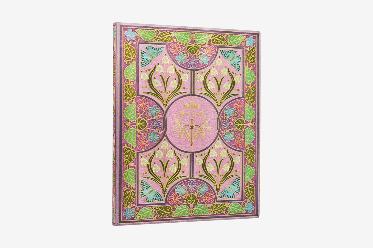 Paperblanks 2027 Ultra Flexi Vertical Weekly Planner - Mimosa