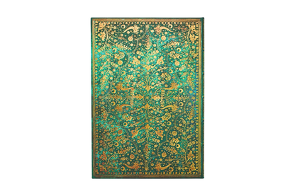 Paperblanks 2027 Grande Vertical Weekly Planner - Emerald Flower