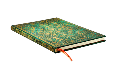 Paperblanks 2027 Grande Vertical Weekly Planner - Emerald Flower