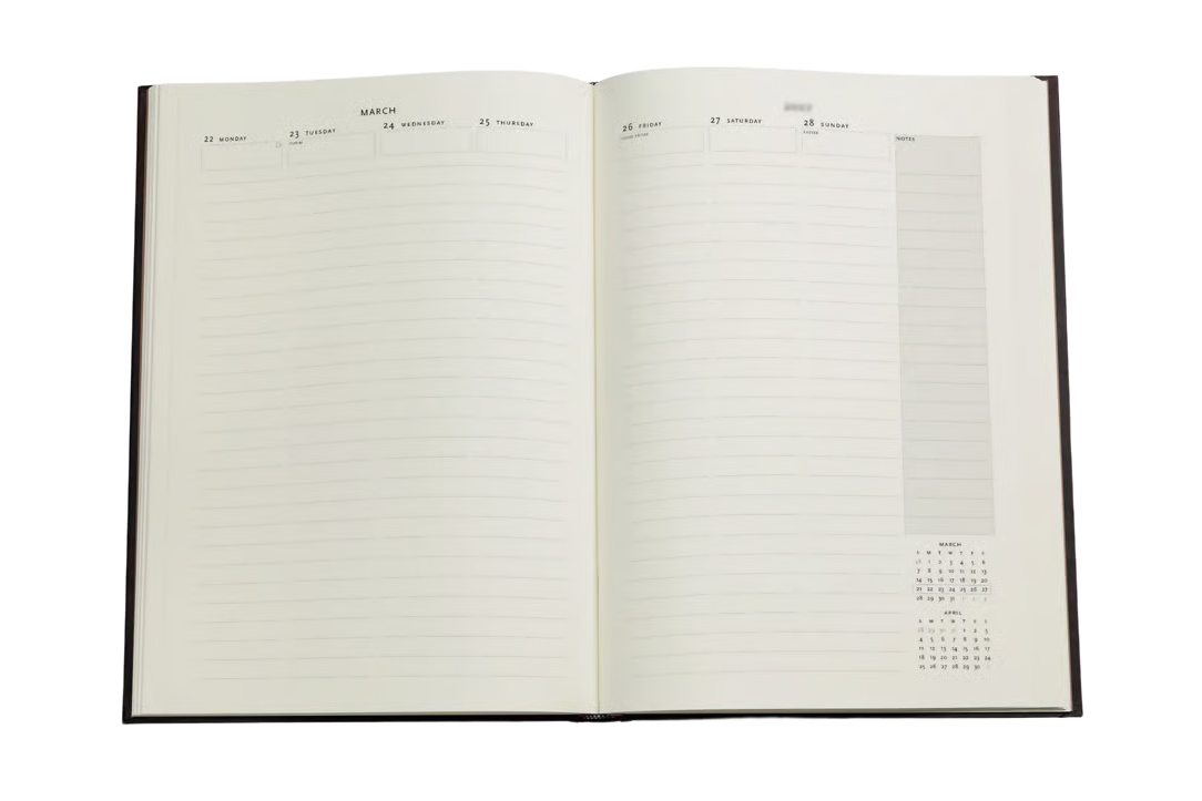 Paperblanks 2027 Grande Vertical Weekly Planner - Emerald Flower