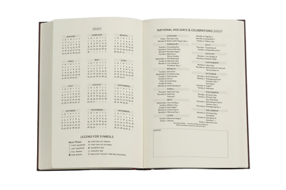 Paperblanks 2027 Maxi Weekly Planner - Black Edition