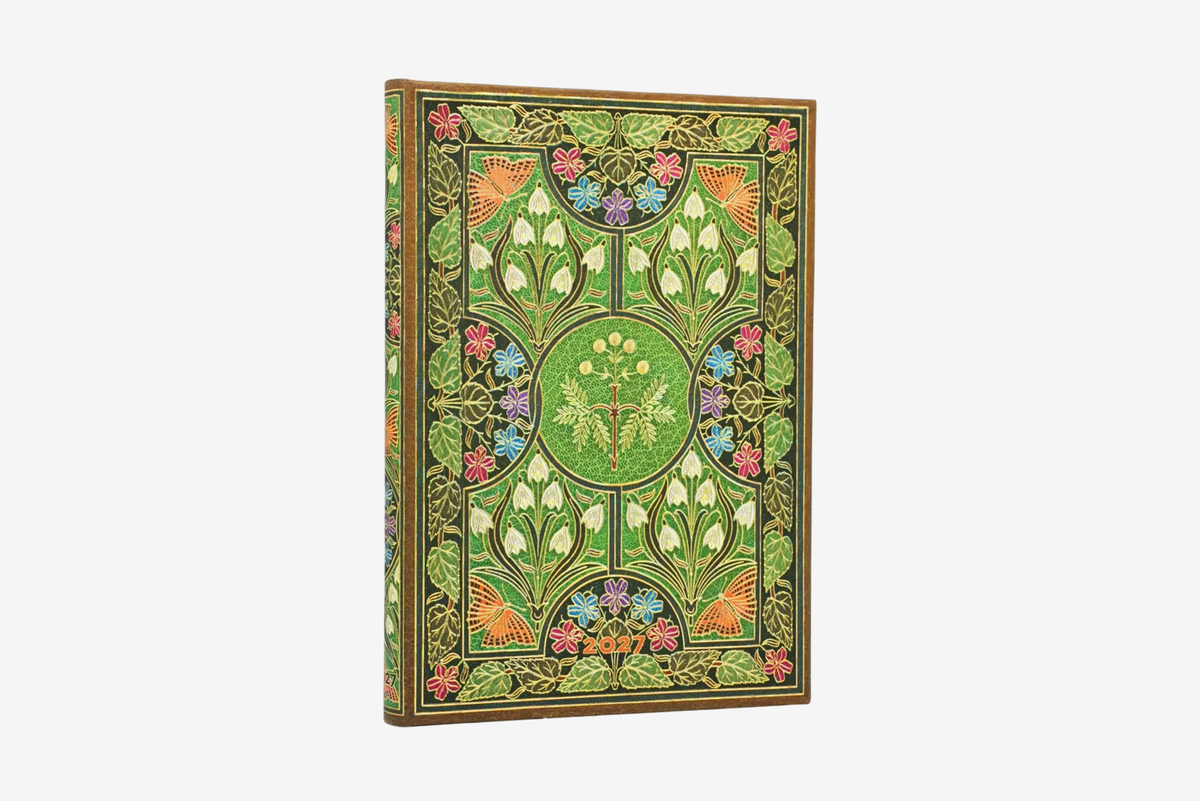 Paperblanks 2027 Midi Weekly Planner - Poetry In Bloom