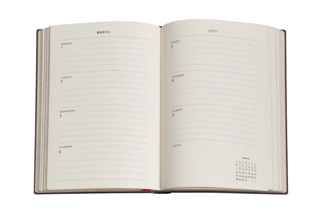 Paperblanks 2027 Midi Weekly Planner - Poetry In Bloom