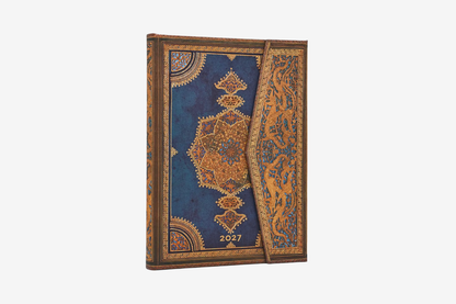 Paperblanks 2027 Midi Weekly Planner - Safavid Indigo