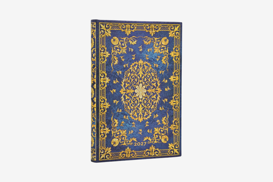 Paperblanks 2027 Mini Weekly Planner - Silk Sky Diary Flywheel Stationery Tasmania